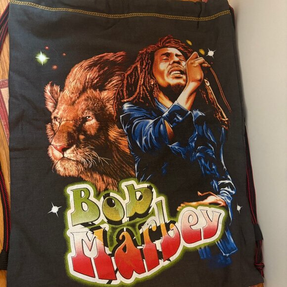 Bob Marley Drawstring Backpack - Picture 1 of 2